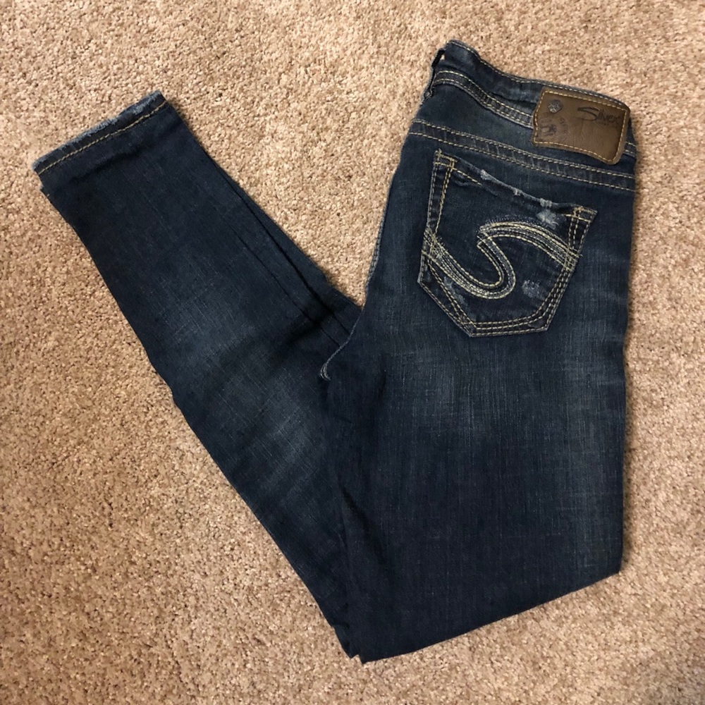 Women’s Silver skinny jeans